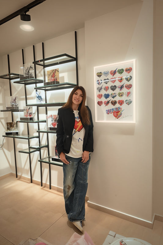 SUPERHEARTS collection print