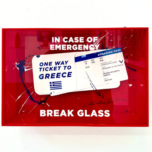 TICKET TO GREECE EMERGENCY BOX
