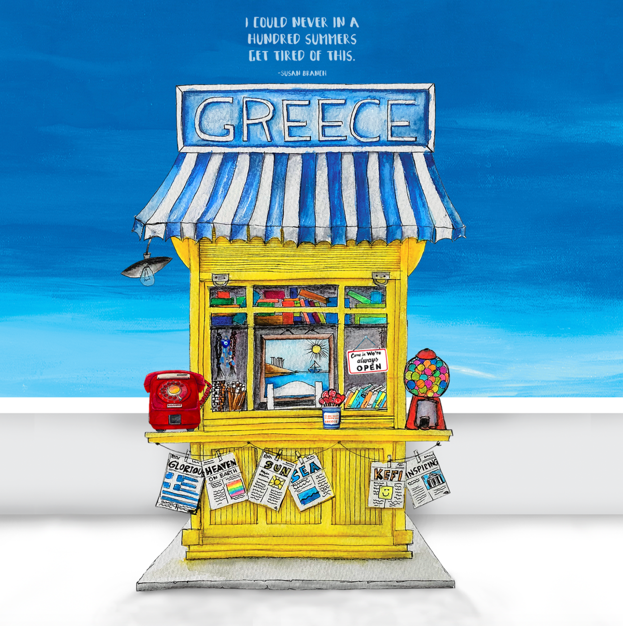KIOSK OF GREECE (Small Prints Collection)