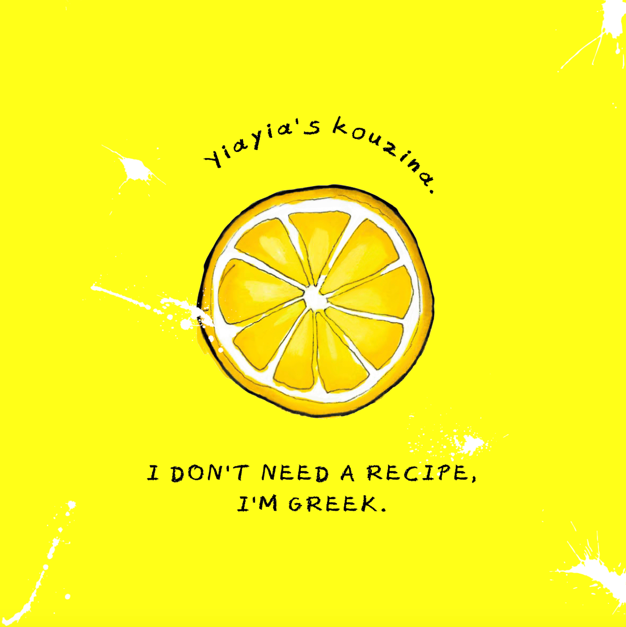 YIAYIA'S KOUZINA (Small Prints Collection)