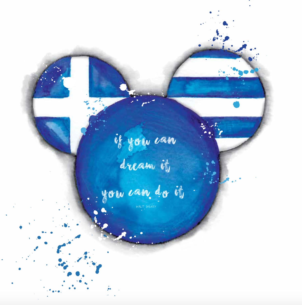 GREEK MICKEY (Small Prints Collection)