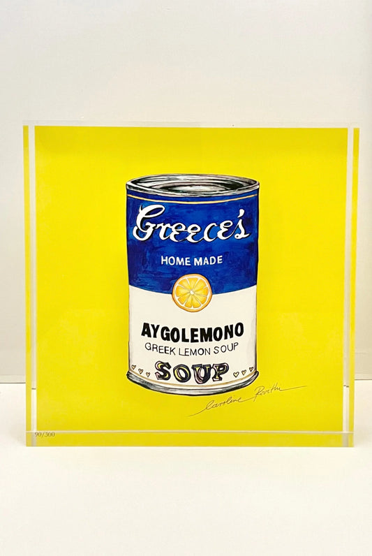 "Aygolemono", digital print on plexiglass
