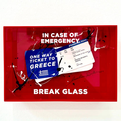 TICKET TO GREECE EMERGENCY BOX