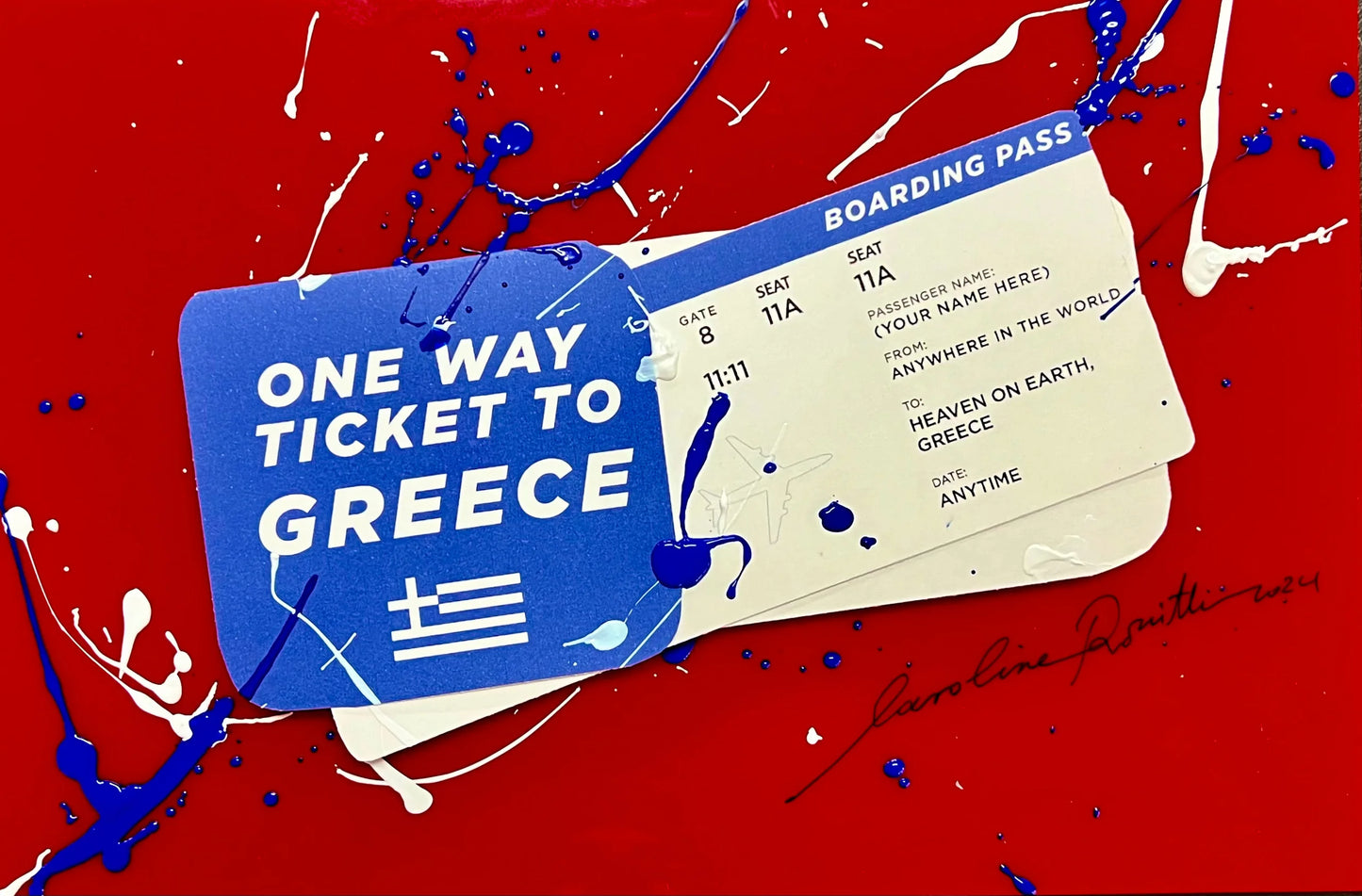 TICKET TO GREECE EMERGENCY BOX